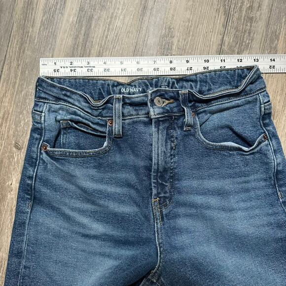 Old Navy Jeans Extra High Rise Sky-Hi Wide Leg Womens Size 2 Maya - Picture 5 of 9